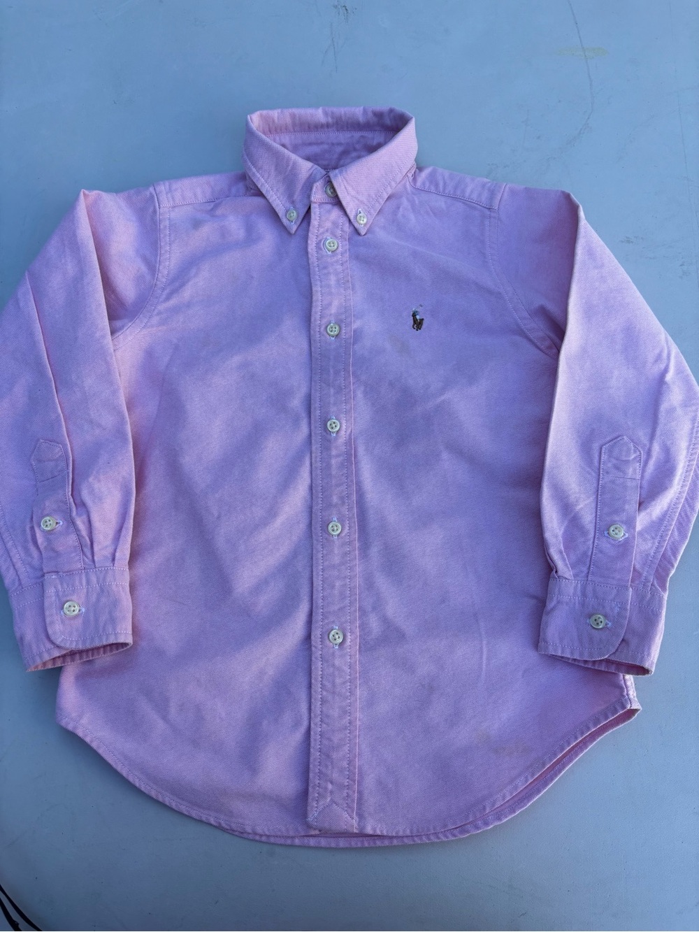 Ralph Lauren Pink Button-Down Shirt for Kids